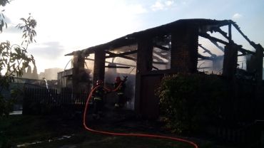 Duży pożar w Jejkowicach. Spłonęła stodoła