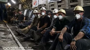 Protest górników: dołączyła też kopalnia Chwałowice