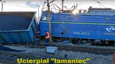Rybnik Towarowy: wykoleił się pociąg z węglem (foto, wideo)
