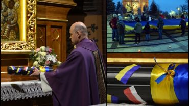 Modlili się o pokój na Ukrainie przed i w bazylice. Ukraińcy i Polacy stworzyli wyjątkową kapsułę czasu