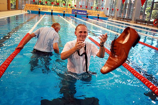 Otwarcie basenu w Boguszowicach, Dominik Gajda