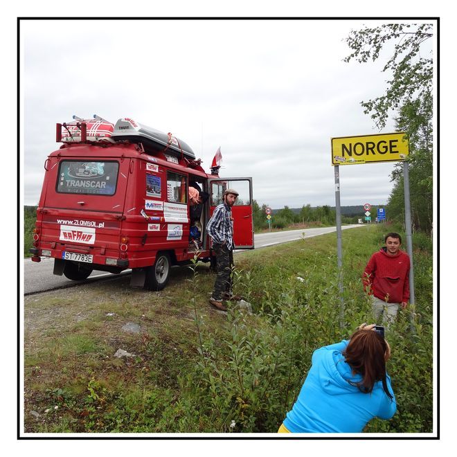 Mieszkańcy naszego regionu starym żukiem dojechali na Nordkapp, Rafako Team