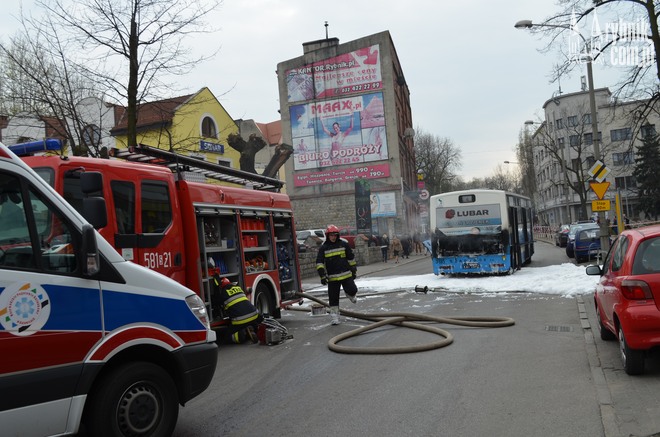 Pożar autobusu w centrum miasta, Dominika Kuśka