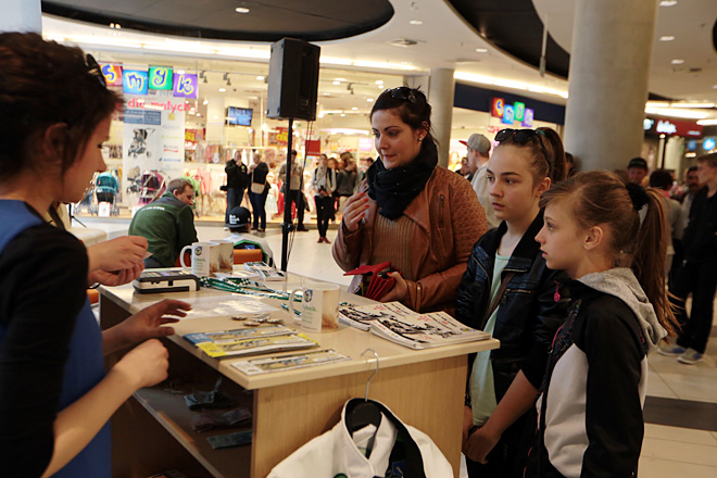 ŻKS ROW: spotkanie z kibicami w Focus Mall, Dominik Gajda