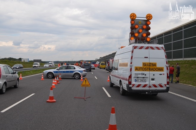 Wypadek na A1 przed Bełkiem: ranne trzy osoby, Bartłomiej Furmanowicz