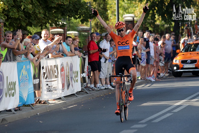 Czech zwycięzcą wyścigu kolarskiego Tour de Rybnik 2015, Dominik Gajda