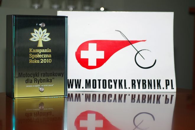„Motocykl ratowniczy dla Rybnika” najlepszą inicjatywą lokalną w Polsce, archiwum