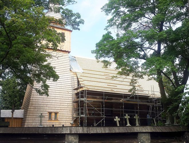 Bełk: ruszył kolejny etap renowacji zabytkowego kościoła, Hanna Piórecka-Nowak