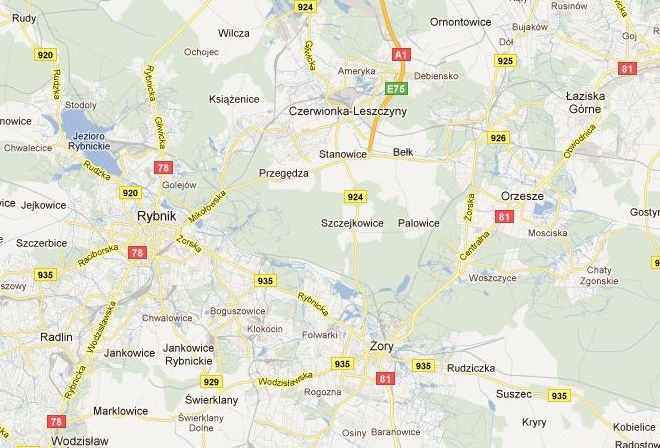 Na mapie Google autostradą można dojechać jedynie do Bełku