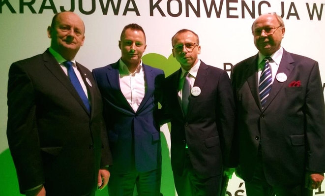 Bronisław Karasek, Adam Smyczek, Marek Wystyrk i Ryszard Leszczyński