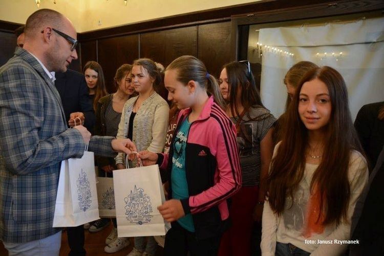 Młodzież z Ukrainy odwiedziła rybnickich licealistów, Janusz Rzymanek