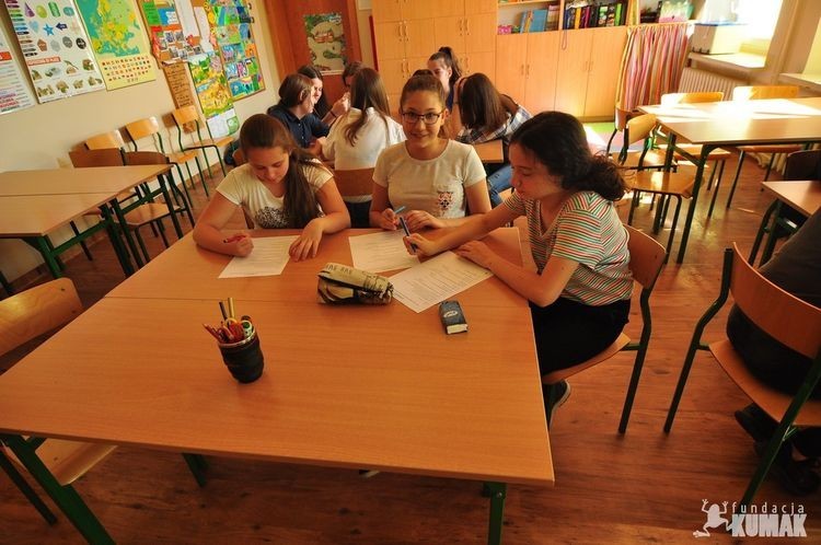 Młodzież z ZS-P nr 9 wzięła udział w warsztatach „Wakacje bez przypału”, Fundacja Kumak