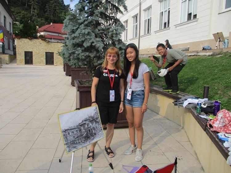 Członkowie Pracowni GiR-a wzięli udział w plenerze artystycznym w Rumunii, MDK w Rybniku