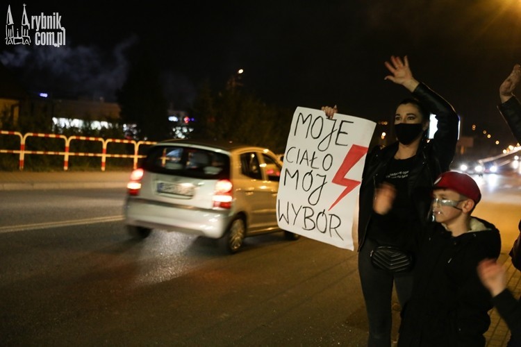 Blokada dróg w Rybniku. Kolejny dzień protestów, Dominik Gajda