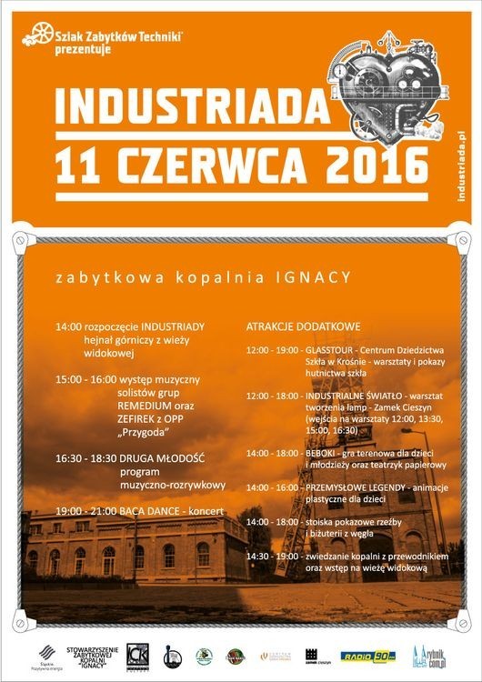 Industriada 2016: zobacz program imprez na Ignacym, 
