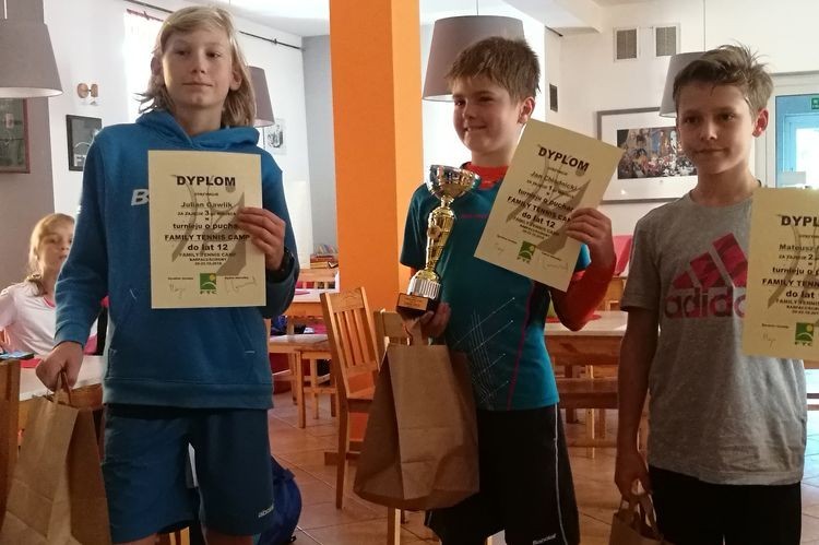 Sukces młodego rybnickiego tenisisty w Karpaczu, materiały prasowe