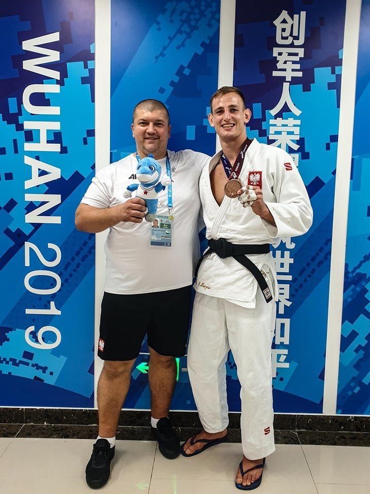 Judo: Piotr Kuczera z brązowym medalem w Wuhan, Facebook Piotr Kuczera