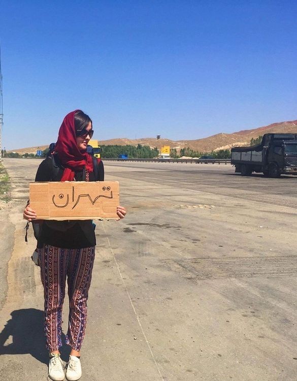 Autostopem do Iranu w Żółtym Młynku, Monika Pietrasik 