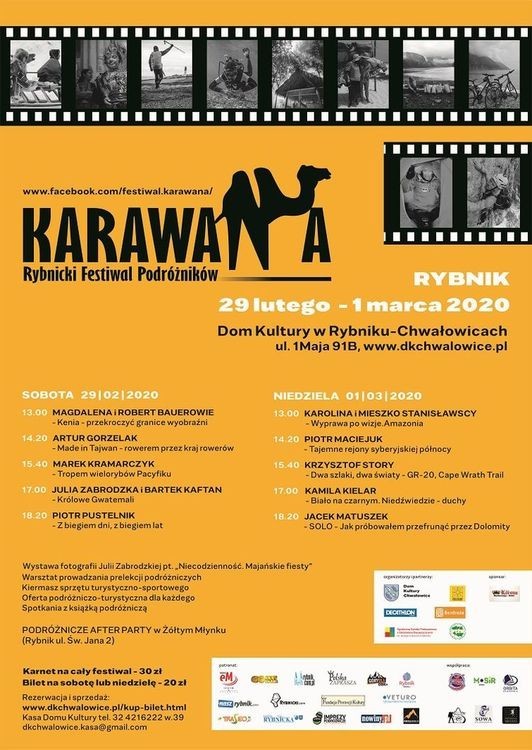 Rybnicki Festiwal Podróżników Karawana - Rybnik 2020, 