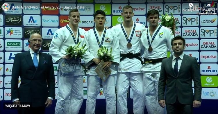 Grand Prix w judo: Piotr Kuczera (Kejza Team Rybnik) z brązowym medalem w Tel Awiwie, YouTube