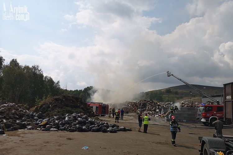 Pożar składowiska odpadów na Kolberga! (foto, wideo), Bartłomiej Furmanowicz