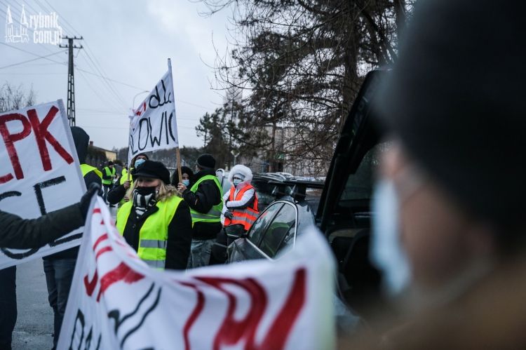 „Nie dla CPK”. Mieszkańcy sołectw Czerwionki-Leszczyn zablokowali Wiślankę, Dominik Gajda
