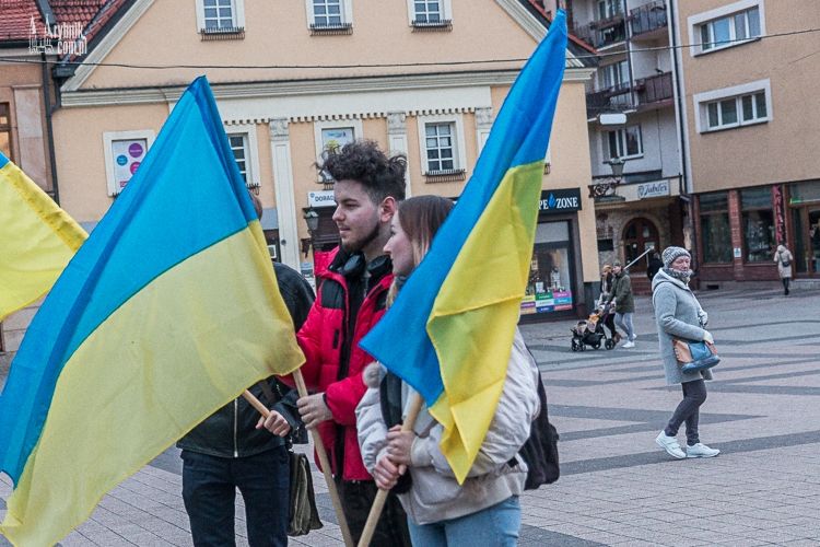 „Wolność dla Ukrainy, pokój dla Ukrainy!” Rybniczanie pokazali solidarność, Iwona Wrożyna