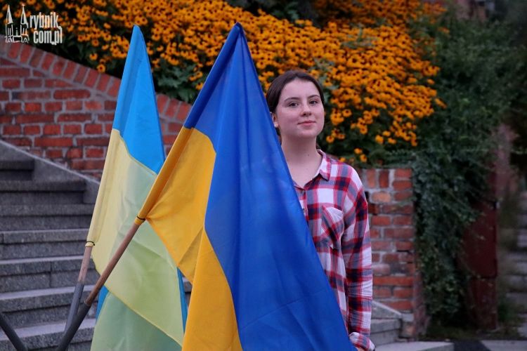Łzy wzruszenia mieszały się z radością. Ukraińcy i rybniczanie wołali o pokój w Ukrainie, Bartłomiej Furmanowicz