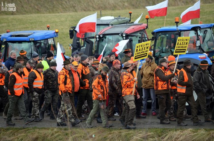 Protest przy A1: rolnicy i myśliwi zablokowali węzeł świerklański. „Jesteśmy za normalnością, o nic innego nie walczymy” (foto, live), Bartłomiej Furmanowicz