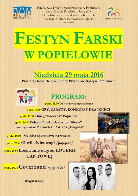 Przyjdź na Farską Majówkę w Popielowie!, 