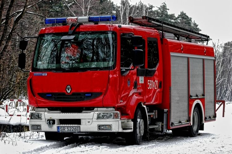 Lyski: w budynku urzędu gminy zapaliła się sadza w kominie, KMPSP Rybnik