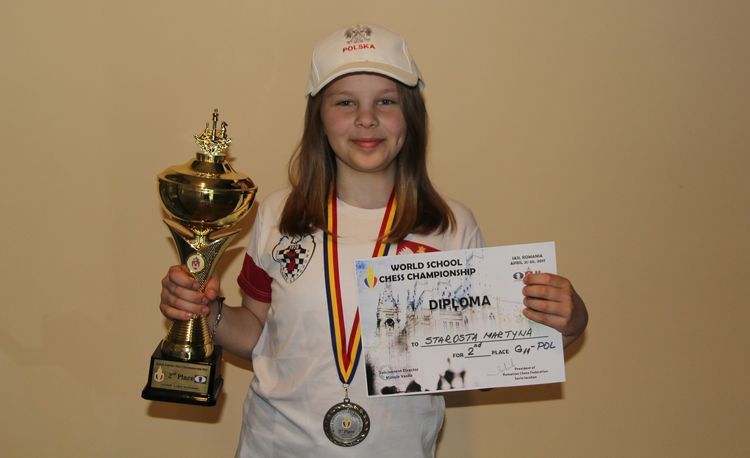 Wielki sukces 11-letniej szachistki z Rybnika!, Materiały prasowe