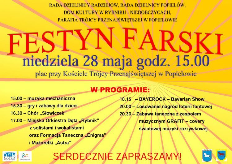 Festyn Farski w Popielowie już w niedzielę, 