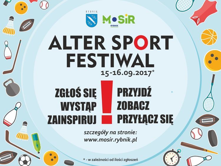 Alter Sport Festiwal: zgłoszenia do końca sierpnia, 