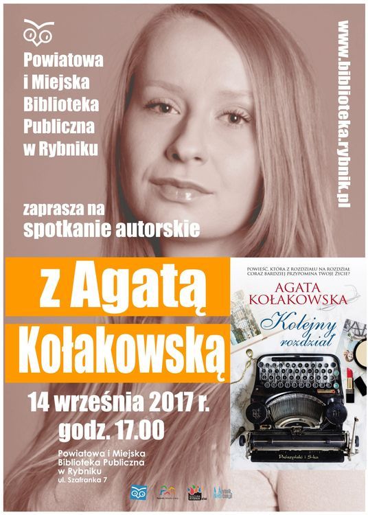 Agata Kołakowska w rybnickiej bibliotece, 