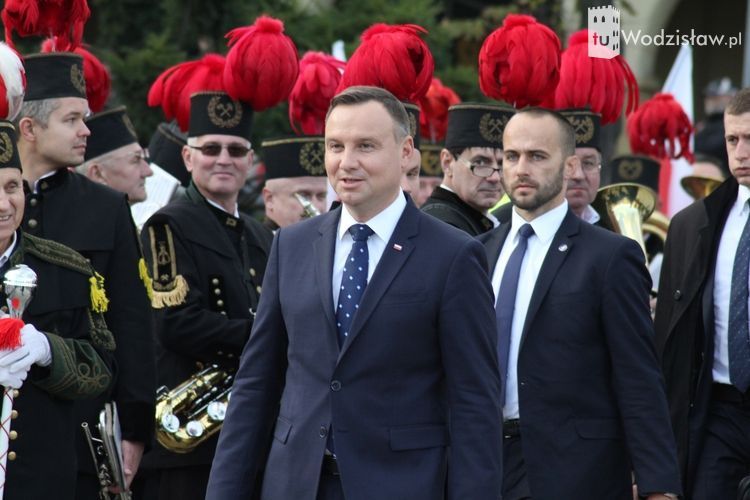 Prezydent Andrzej Duda z wizytą w Wodzisławiu. Na miejscu byli też rybniczanie, mk,tr