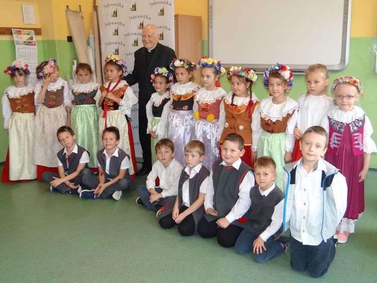 Uczniowie „Jedenastki” spotkali się bratankiem patrona szkoły, ZS-P nr 11 w Rybniku