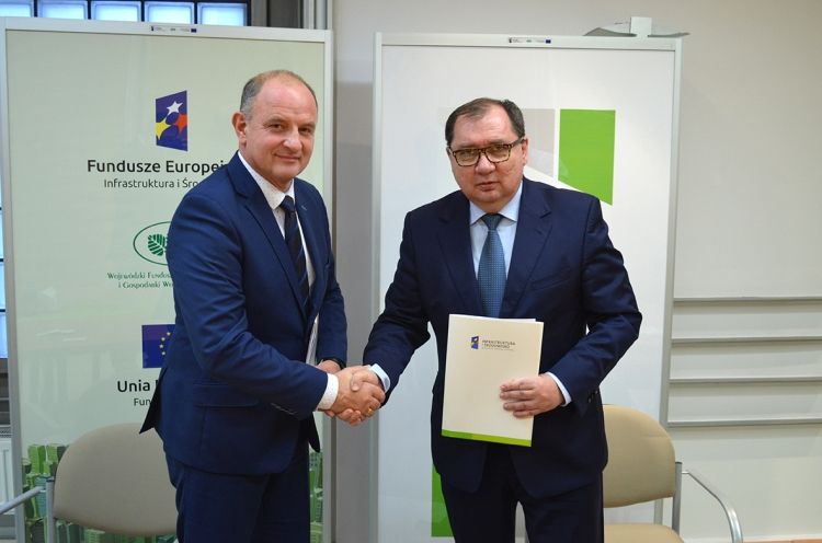 Podpisano umowę. Ruda Śląska przyłącza się do ciepłociągu, WFOŚiGW w Katowicach