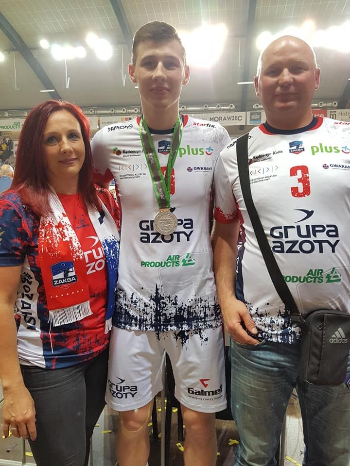 Wychowanek TS Volley Rybnik wicemistrzem Polski, źródło: Facebook
