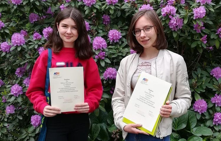 Uczennice I LO nie miały sobie równych w konkursie plastyczno-językowym, ZS nr 1 w Rybniku