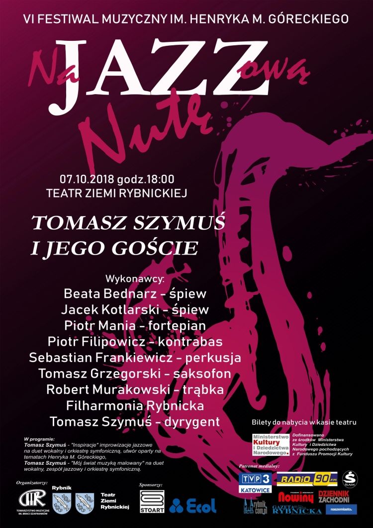 „Na jazzową nutę” - Tomasz Szymuś i jego goście w TZR, 
