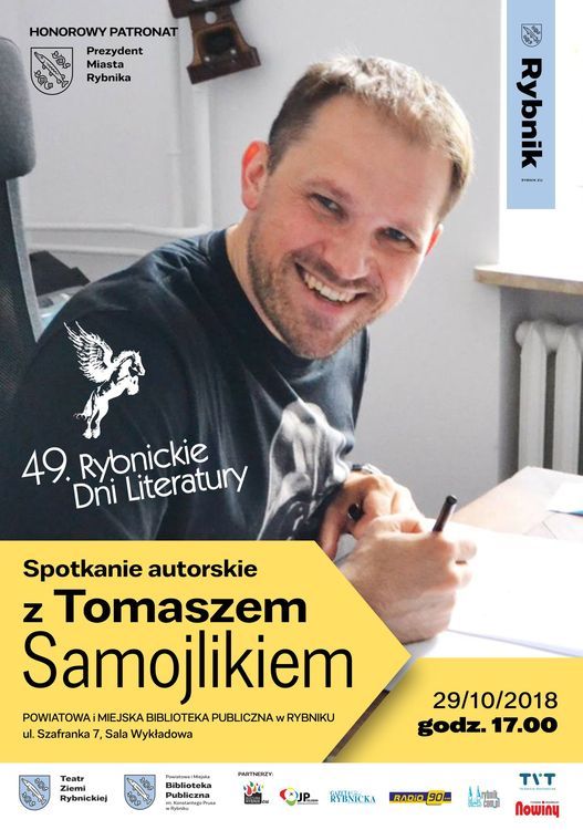 RDL 2018: spotkanie autorskie z Tomaszem Samojlikiem, 