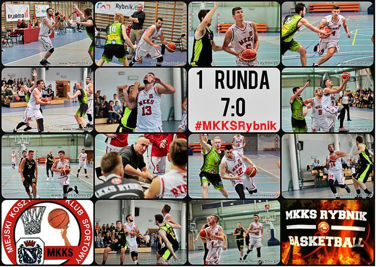 Koszykówka: MKKS Rybnik po zwycięstwie w Gliwicach wygrywa pierwszą rundę, 