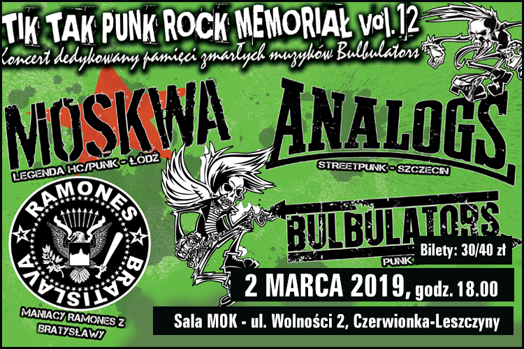 MOK w Czerwionce-Leszczynach: Tik Tak Punk Rock Memoriał vol. 12, 