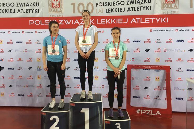 Lekkoatletyka: Julia Polak na podium Halowych MP U-20, Materiały prasowe