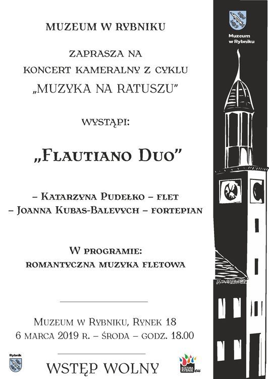 Muzeum w Rybniku: już dziś wystąpi duet Flautiano Duo, 
