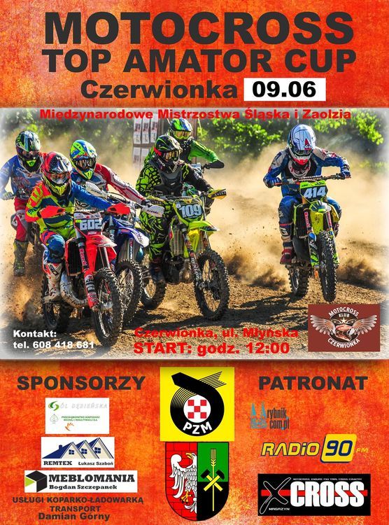 Motocross: Top Amator Cup w niedzielę w Czerwionce, 