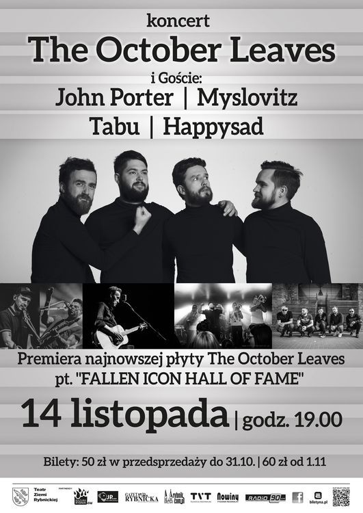 The October Leaves i goście w Teatrze Ziemi Rybnickiej, 