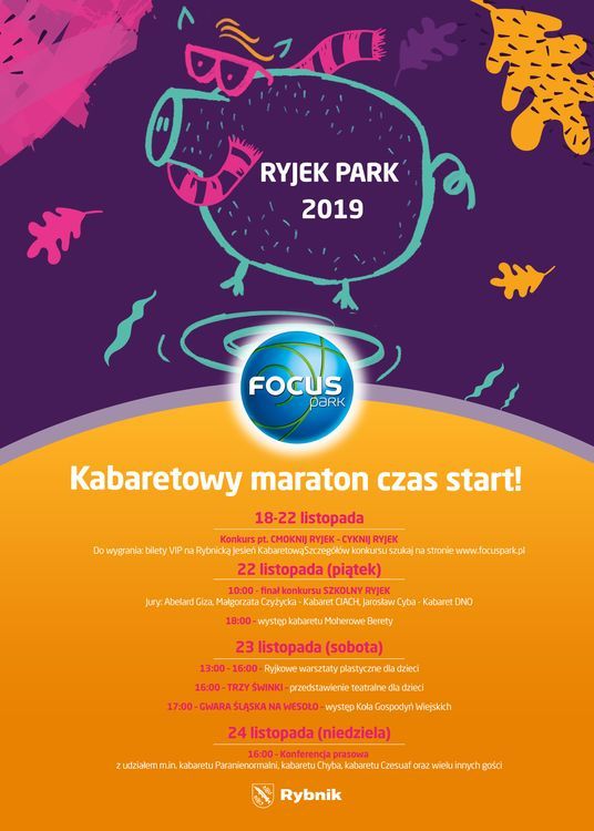 Uśmiechnij się z nami, czyli kabaretowy maraton w Focus Park Rybnik, 