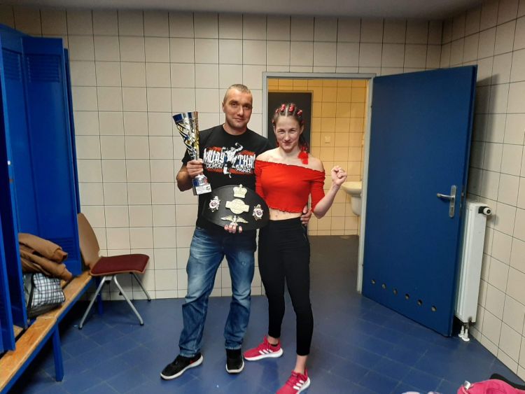 Dominika Filec obroniła pas MP K-1 ISKA, Materiały prasowe